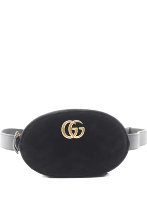 Gucci Pre-Owned 2010 GG marmont leather waist bag - Black
