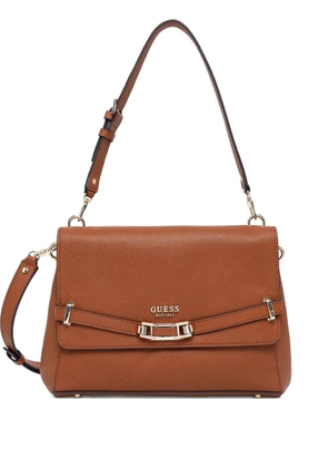 GUESS USA logo-lettering crossbody bag - Brown