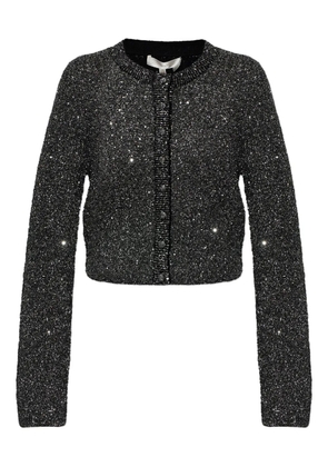 LoveShackFancy sequin-embellished cardigan - Black