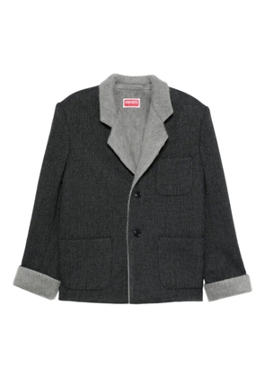 Kenzo patch-pocket jacket - Grey