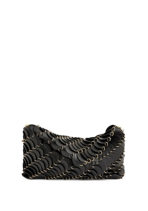 Rabanne Paco leather shoulder bag - Black