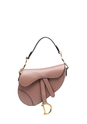 Christian Dior Pre-Owned 2018 Mini Smooth Calfskin Saddle Bag satchel - Brown