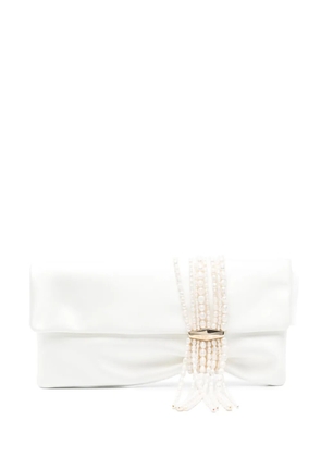 Jimmy Choo Zandra clutch - White