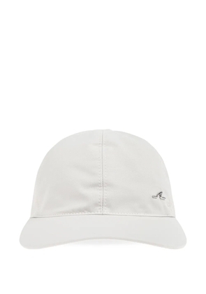 Paul & Shark logo-plaque cap - White