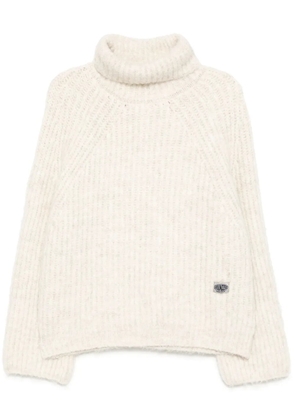 Ground Zero roll-neck jumper - White