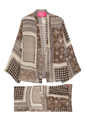 MIAU by Clara Rotescu Reyes set - Brown