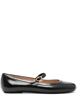 Gianvito Rossi leather ballet flats - Black
