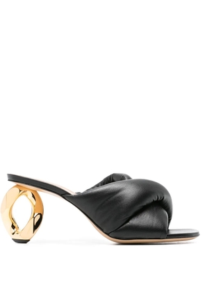 JW Anderson 80mm Chain slip-on sandals - Black