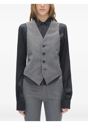 Ann Demeulemeester V-neck waistcoat - 083 GREY