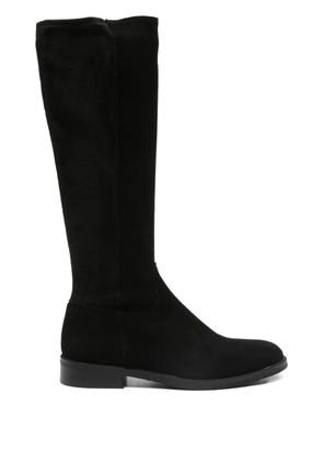 Julie Dee calf-suede knee-high boots - Black