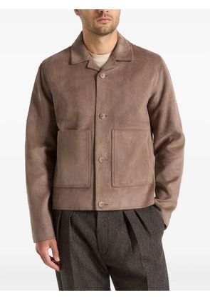 Manière De Voir Michel buttoned overshirt - Neutrals