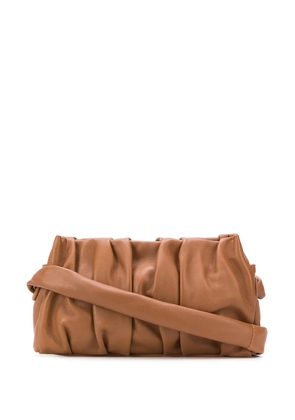 Elleme ruched shoulder bag - Brown