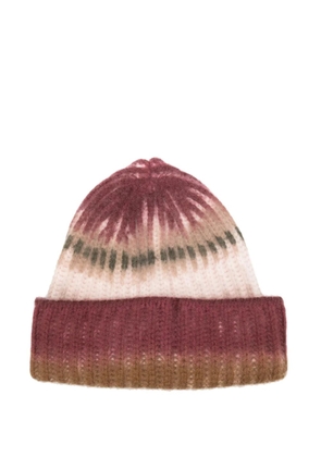 19 Andrea’S 47 striped beanie hat - Pink