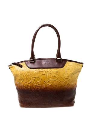 Etro Pre-Owned paisley-motif tote bag - Yellow