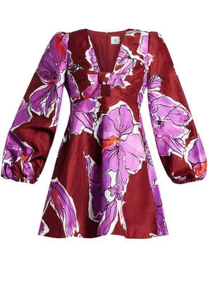 Aje floral-print mini dress - Red