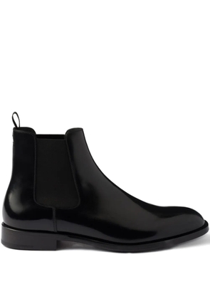 Prada elastic-gusset chelsea boots - Black