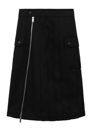 3.1 Phillip Lim zip pleated skirt - Black