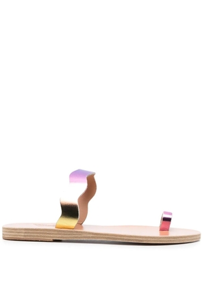 Ancient Greek Sandals Thasos slip-on sandals - Purple