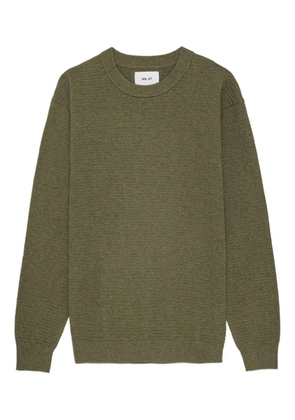 NN07 ribbed crew-neck sweater - Green