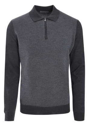 Corneliani knitted polo shirt - Grey