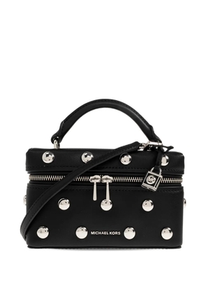 Michael Michael Kors XS JANA studded leather crossbody bag - Black