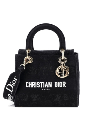 Christian Dior Pre-Owned Lady D-Lite Bag Embroidery with Macrame Effect Medium shoulder bag - Black