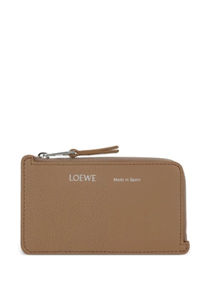LOEWE grained leather card holder - Brown