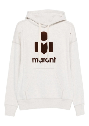 MARANT ÉTOILE logo-detail hoodie - Neutrals