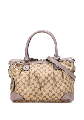 Gucci Pre-Owned 2000-2015 GG Canvas Sukey satchel - Brown