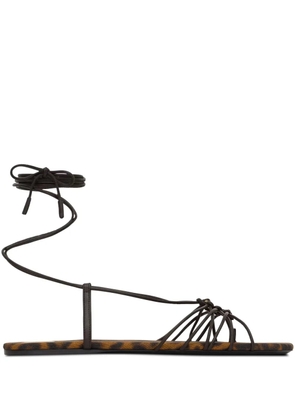 Saint Laurent Babylone sandals - Brown
