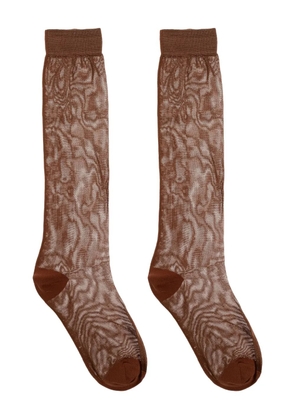 Marni sheer socks - Brown