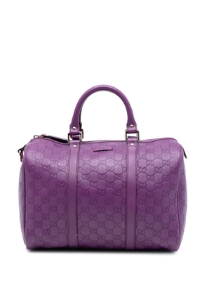 Gucci Pre-Owned 2016-2025 Medium Guccissima Joy Boston Bag satchel - Purple
