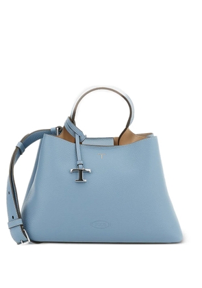 Tod's grained-leather tote bag - Blue