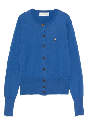 Vivienne Westwood Orb-embroidered cardigan - Blue