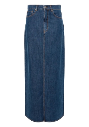 P.A.R.O.S.H. cotton denim skirt - Blue