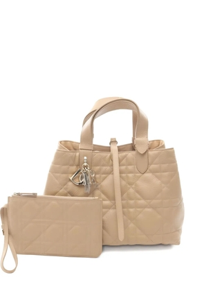 Christian Dior Pre-Owned 2000s macro Cannage medium tote bag - Neutrals