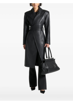 Manière De Voir Malya detachable-belt coat - Black