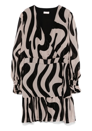 LIU JO abstract-print dress - Black