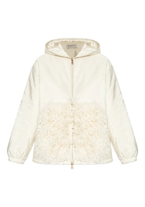 Moncler hooded zip-up jacket - Neutrals