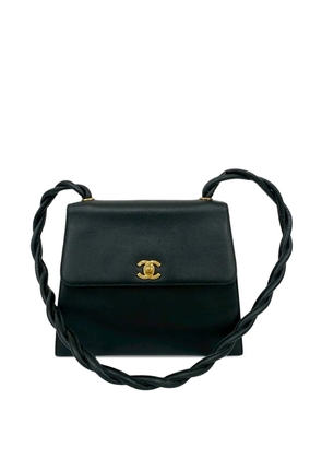 CHANEL Pre-Owned 1997-1998 CC Caviar Twisted Strap shoulder bag - Black