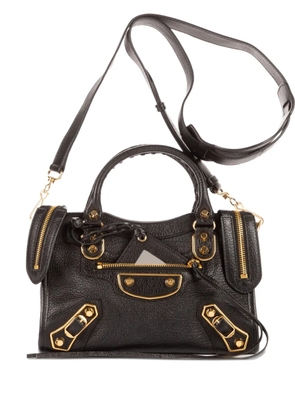 Balenciaga Pre-Owned 2010s leather top handle bag - Black