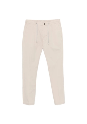 Eleventy drawstrings straight-leg trousers - Neutrals
