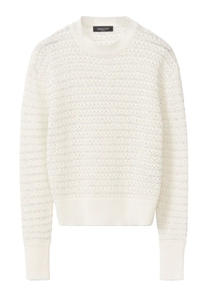 Fabiana Filippi lurex-detail sweater - White