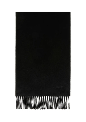 Max Mara fringed scarf - Black