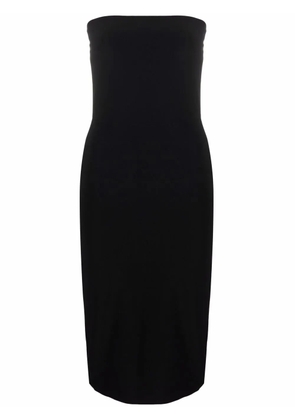 Norma Kamali mid-length strapless dress - Black