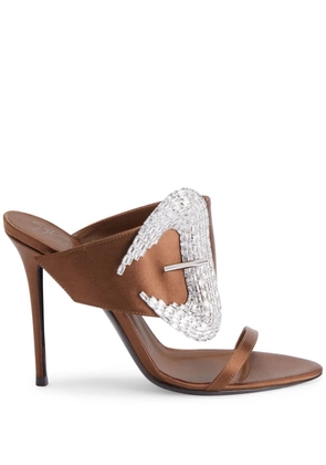 Giuseppe Zanotti 105mm Ludhovica mules - Brown