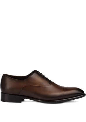 Doucal's leather lace-up Oxford shoes - Brown