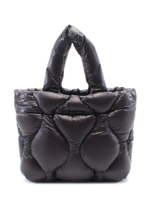 Miu Miu Pre-Owned 2010-2025 Nylon Padded Quilted tote bag - Black