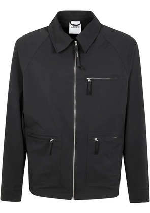 ASPESI zip-up shirt jacket - Black