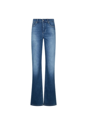 LIU JO high-rise straight-leg jeans - Blue
